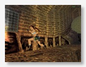 Screenshot of Lara running
