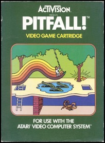 Front cover of the US release of Pitfall! for Atari 2600